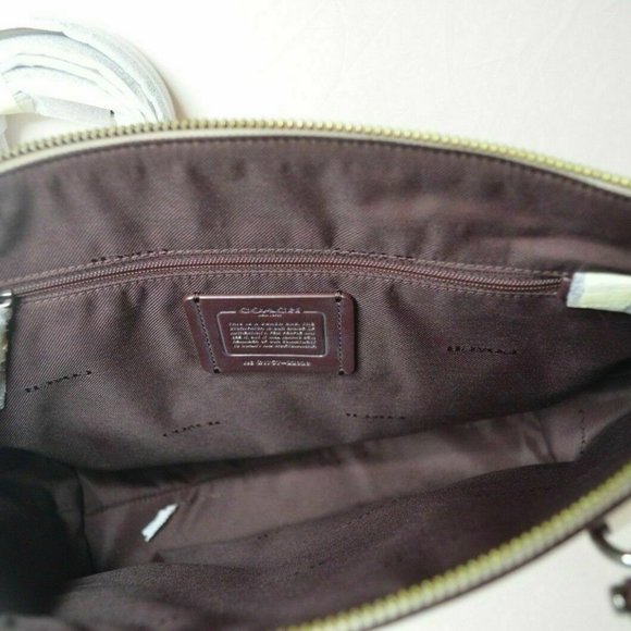 🌹🥀HTF🥀🌹NeW COACH CROSS STITCH FLORAL PRAIRIE ROSE SATCHEL HANDBAG F22829 - Picture 15 of 15